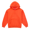 Supreme Satin Applique Hooded Sweatshirt FW24 Bright Orange