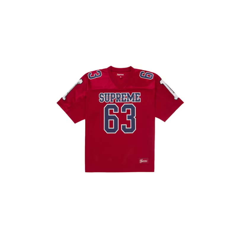Maillot de football Supreme Bones rouge