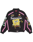 Veste de course Supreme SpongeBob SquarePants Jeff Hamilton, noire
