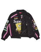 Veste de course Supreme SpongeBob SquarePants Jeff Hamilton, noire