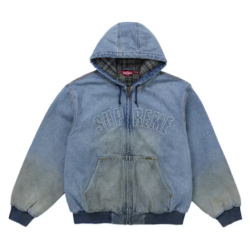 Veste de travail à capuche Supreme Reflective Arc Denim