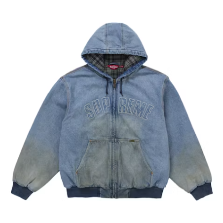 Veste de travail à capuche Supreme Reflective Arc Denim